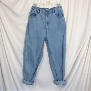 Pull&Bear mom jeans with high elastic waist size 10